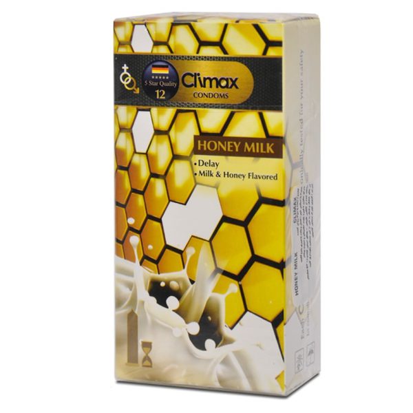 کاندوم کلایمکس مدل Honey Milk 12 بسته 12 عددی