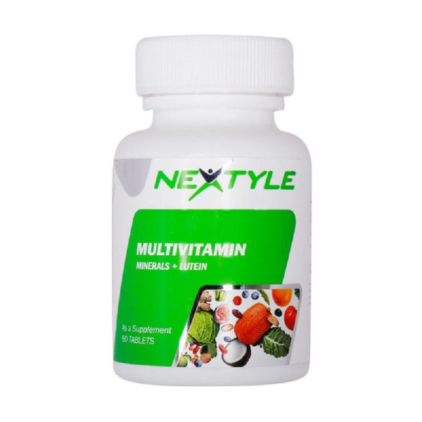 قرص مولتی ویتامین پلاس لوتئین نکستایل بسته 60 عددی