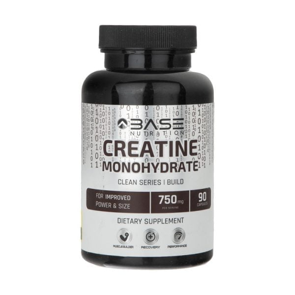 کراتین منوهیدرات 750 میلی گرمی بیس نوتریشن Creatine Monohydrate 750 mg Base Nutrition