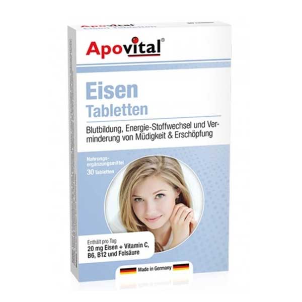 قرص آیزن آپوویتال 30 عددی Apovital Eisen 30 Tablets