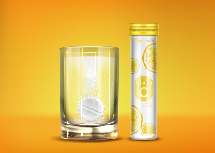 Vitamin C effervescent tablets