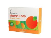 قرص جویدنی ویتامین ث 500 میلی گرم ویتامین لایف با طعم پرتقال 30 عددی Vitamin Life Vitamin C 500 Orange Flavor 30 Chewable Tabs
