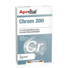 کروم 200 آپوویتال 30 عددی Apovital Chrom 200 30 Tablets