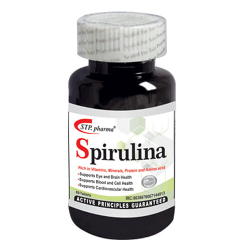 اسپیرولینا اس تی پی فارما 60 عددی STP.pharma Spirulina 60 Tablets
