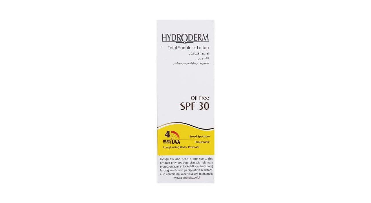 کرم ضد آفتاب رنگی  SPF 30 مناسب پوست های معمولی و حساس لیدی هیدرودرم 50 میلی لیتر Hydroderm Lady SPF30 For Normal And Sensetive Skins Tinted Make up Total Sunscreen Cream 50ml