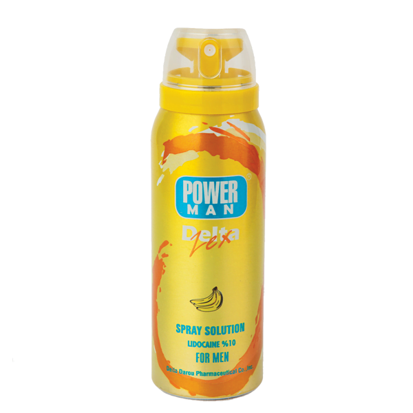 اسپری تاخیری موز پاورمن دلتا زکس 60 میلی لیتری Delta Zex Power Man Banana Delay Spray 60 ml