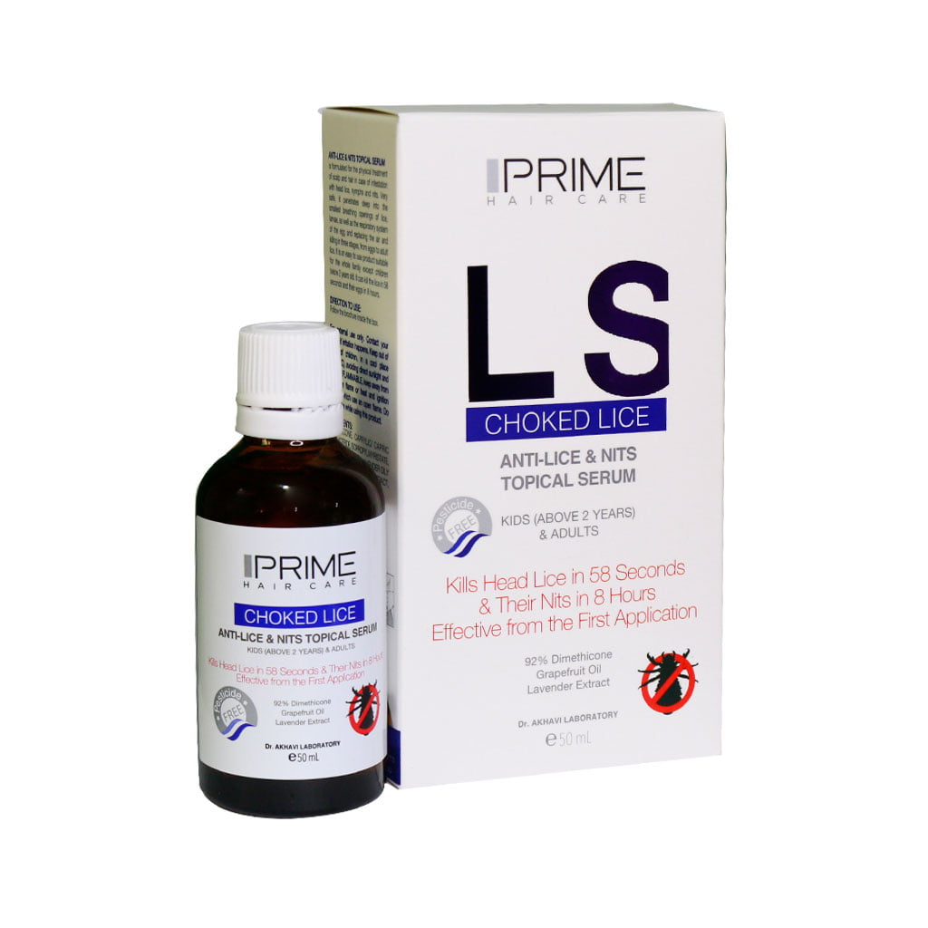 سرم مو برطرف کننده حشرات ال اس پریم 50 میلی لیتری Prime LS Anti Lice & Nits Topical Serum 50ml