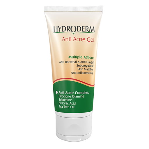 ژل ضد جوش هیدرودرم مناسب پوست های چرب و آکنه دار ۵۰ میلی لیتر Hydroderm Anti Acne Gel For Oily And Acne Skins 50 ml