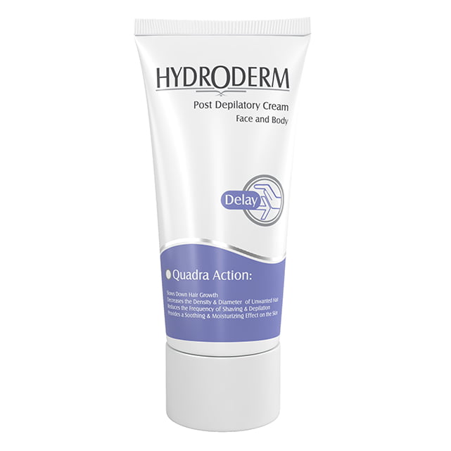 کرم کاهش دهنده رشد مو مناسب صورت و بدن هیدرودرم 40 گرم Hydroderm Hair Removal Cream For Face And Body 40gr