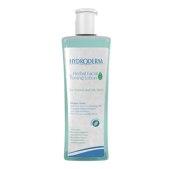تونیک پاک کننده هیدرودرم مناسب پوست های معمولی و چرب ۲۰۰ میلی لیتر Hydroderm Herbal Facial Toning For Normal And Oily Skins 200 ml