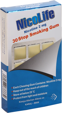 آدامس ترک سیگار نیکلایف 30 عددی Nicolife Stop Smoking Gum 30