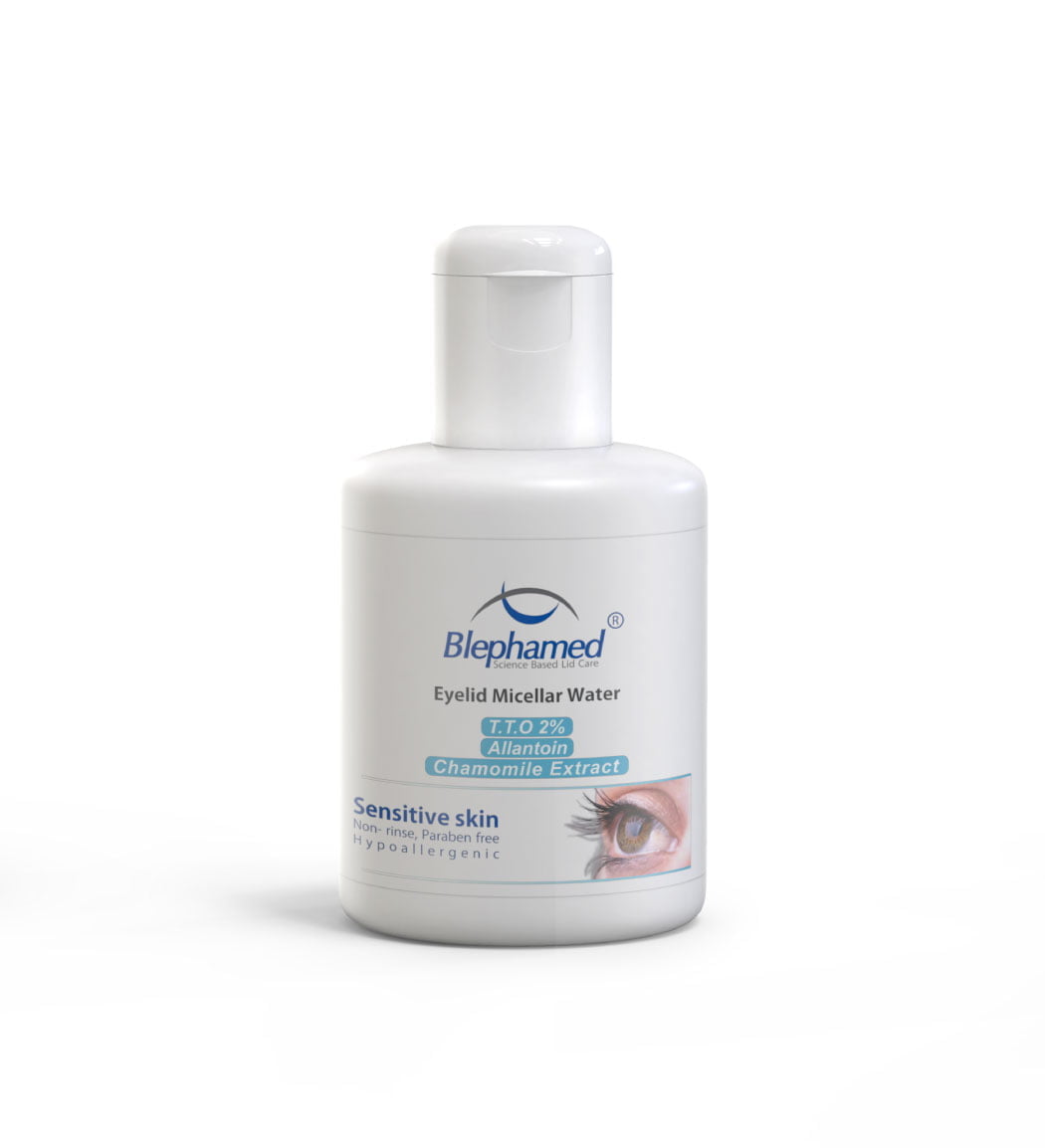 محلول تخصصی پاک کننده پلک و مژه بزرگسال 150میل بلفامد Blephamed Eyelid Micellar Water For Adult 150ml