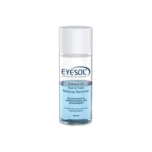 پاک کننده تخصصی آرایش ضد آب ایسول ۱۵۰ میل EYESOL Waterproof Eye And Face Make up Remover 150 Ml