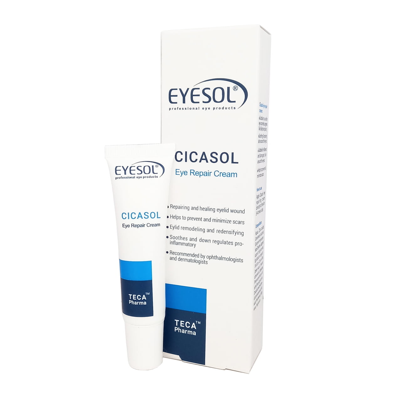 کرم ترمیم کننده دور چشم آیسول حجم 10 میل Eyesol CICASOL Eye Repair Cream 10ml