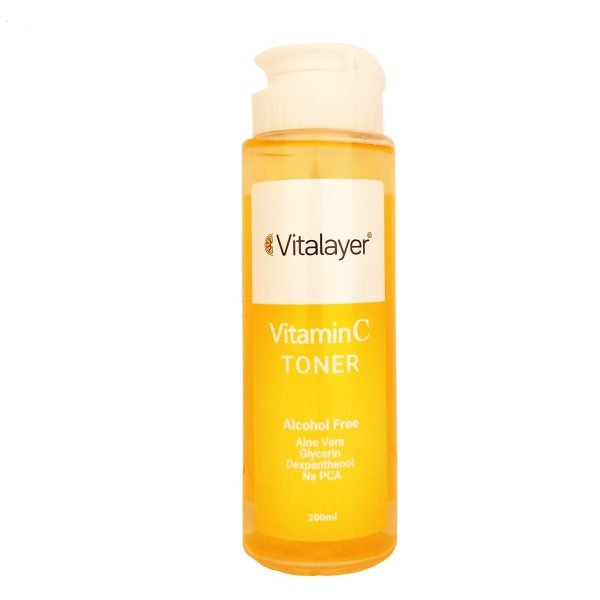 تونر صورت ویتامین ث 200 میلی لیتر ویتالیر Vitalayer Vitamin C Toner 200 ml