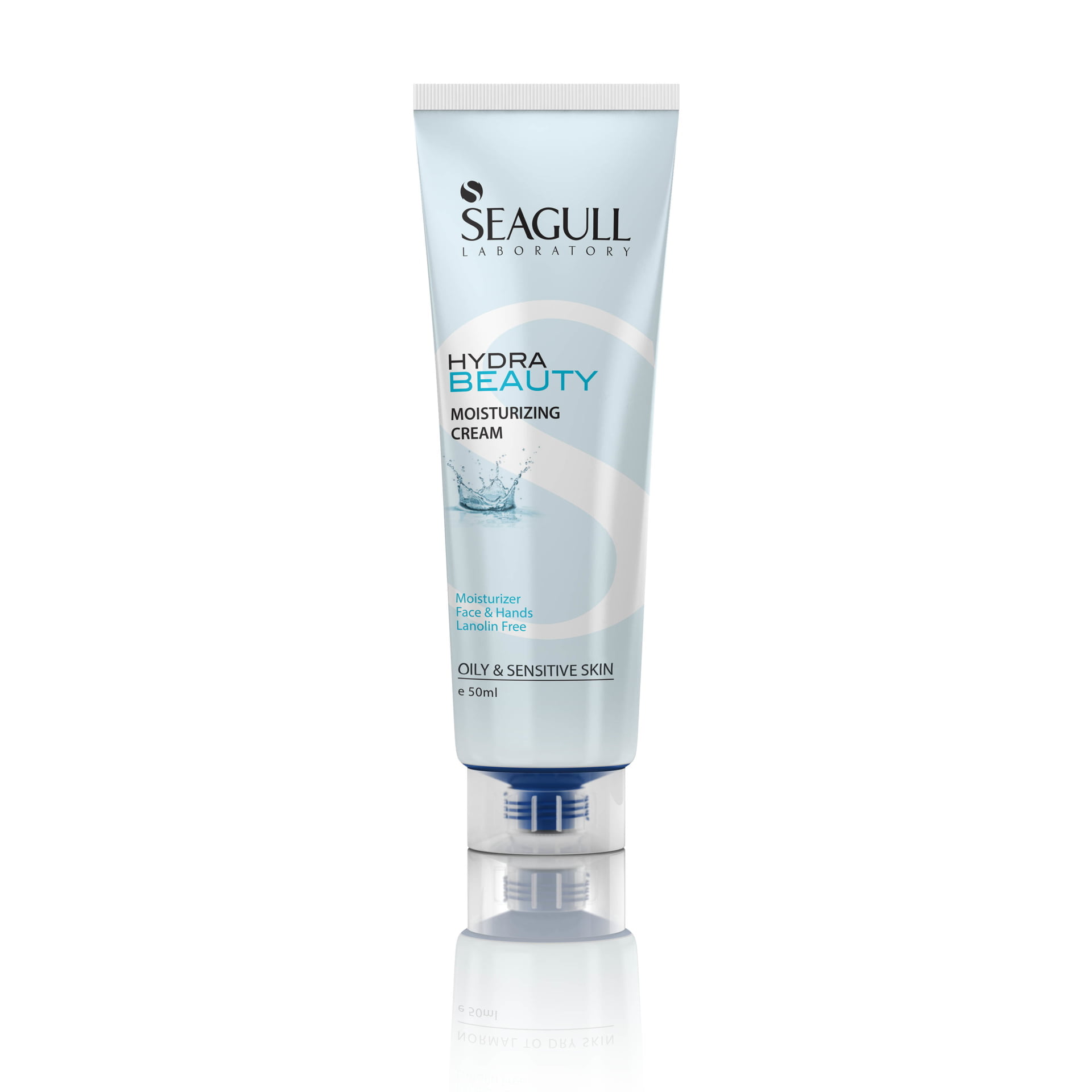 کرم مرطوب‌کننده فاقد لانولین سی گل مناسب پوست های چرب و حساس 50 میلی لیتری Seagull Hydra Pro Lanolin Free Moisturizing Cream For Oily & Sensitive Skin 50ml