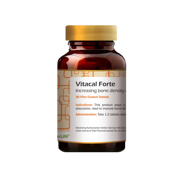 ویتاکل فورت گلدن لایف 30 عددی Golden Life Vitacal Forte 30 Cotated Tablets