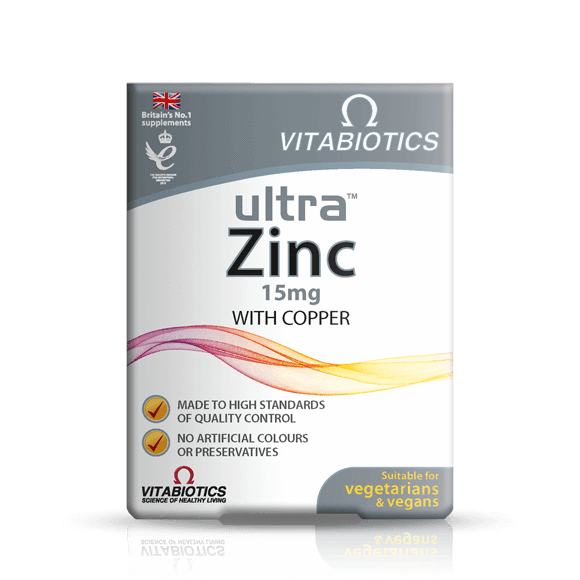اولترا زینک ویتابیوتیکس 60 عددی Vitabiotics Ultra Zinc 60 Tablets
