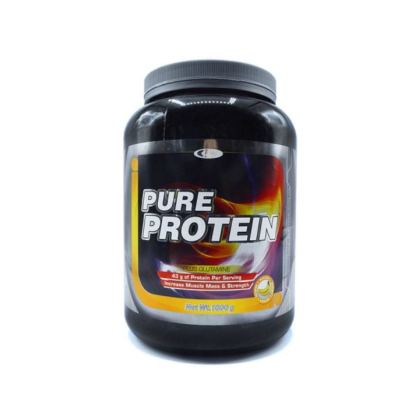 پیور پروتئین + گلوتامین  با طعم شکلات پی ان سی 1000 گرم PNC Pure Protein + Glutamine 1000 g