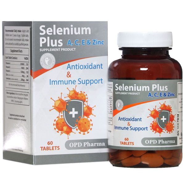 قرص سلنیوم پلاس او پی دی فارما 60 عددی OPD Pharma Selenium Plus 60 Tablets