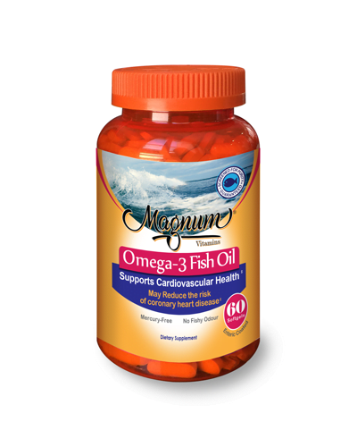 امگا 3 فیش اویل مگنوم ویتامینز 60 عددی  Magnum Vitamins Omega 3 Fish Oil 60 Softgels
