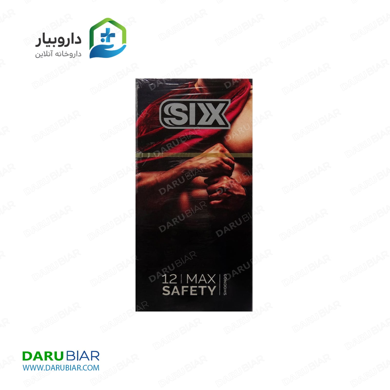 کاندوم سیکس مدل بسیار ایمن بسته ۱۲ عددی Condom Six Max Safety- 12PCS