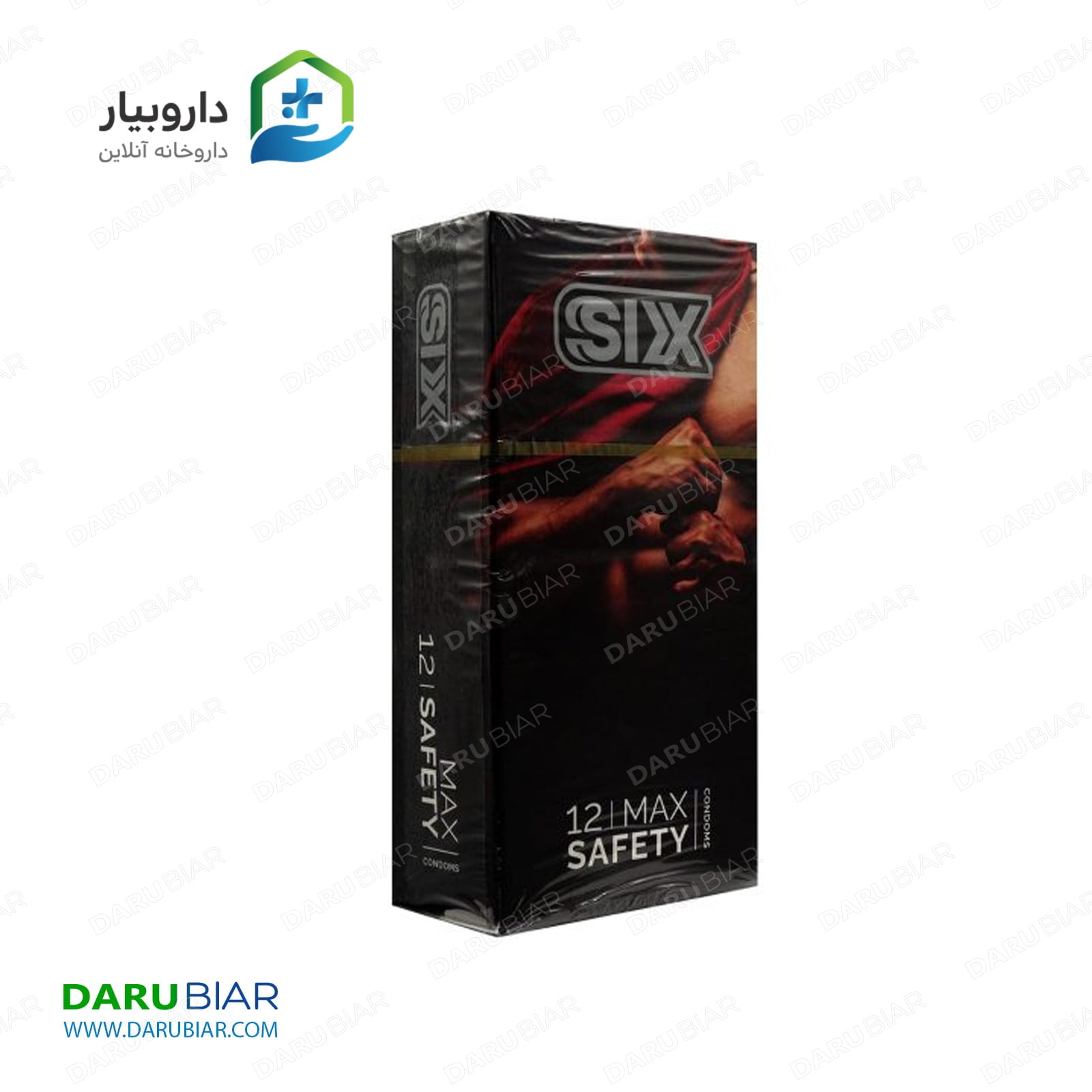 کاندوم سیکس مدل بسیار ایمن بسته ۱۲ عددی Condom Six Max Safety- 12PCS