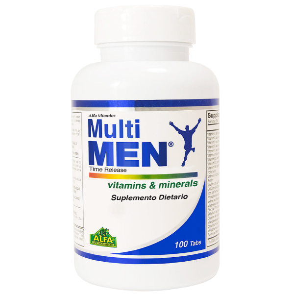 قرص مولتی من 100 عددی آلفا ویتامینز Alfa Vitamins Multi Men 100 Tabs