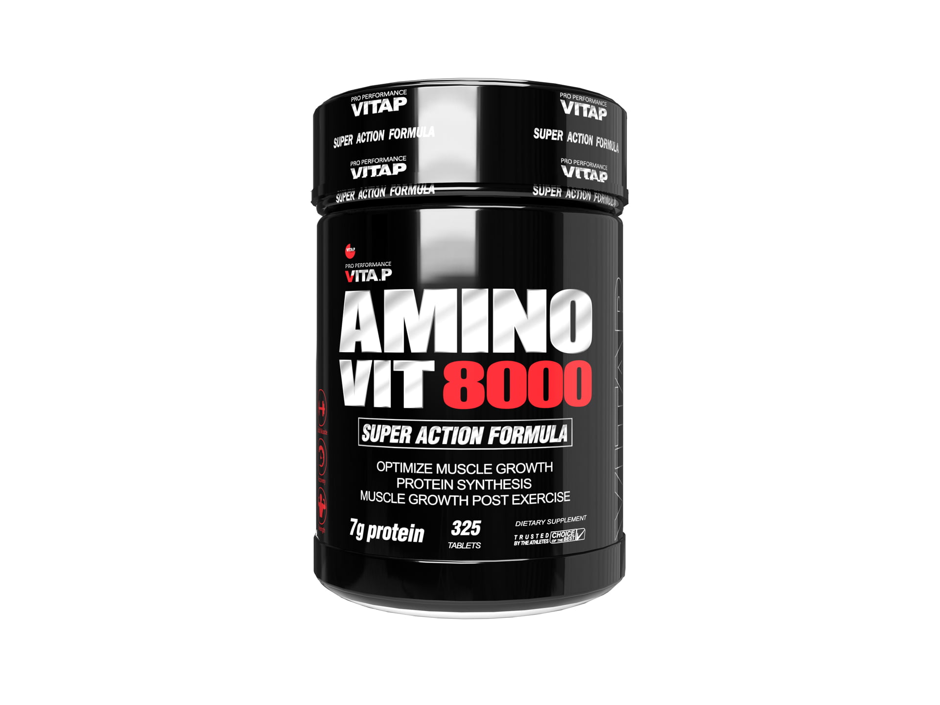 قرص آمینو ویت 8000 ویتاپی 325 عدد Vitap Amino Vit 8000 Super Action Formula 325 Tabs