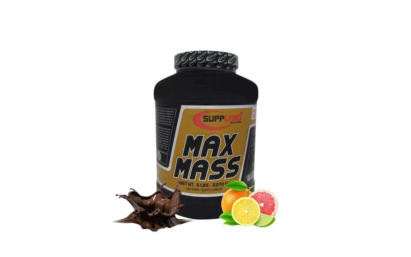 پودر مکس مس ساپلند نوتریشن با طعم شکلات 2270 گرمی Suppland Nutrition Max Mass Powder 2270 gr (کپی)