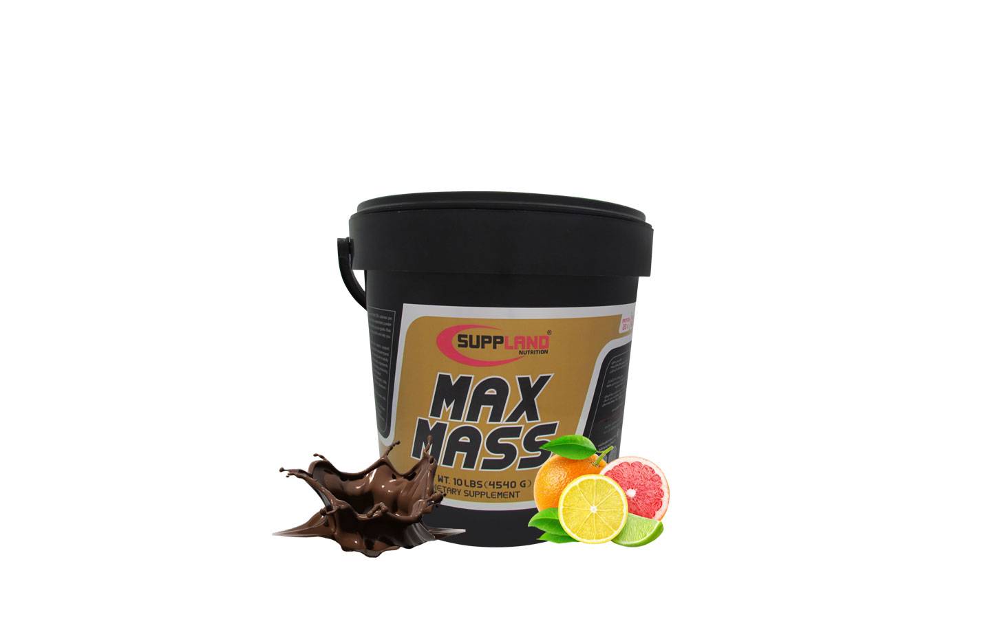 پودر مکس مس ساپلند نوتریشن با طعم شکلات 4540 گرمی Suppland Nutrition Max Mass Powder 4540 gr