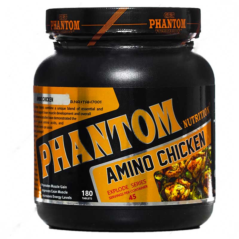 قرص آمینو چیکن فانتوم نوتریشن 180 عدد Phantom Nutrition Amino Chicken 180 Tablets