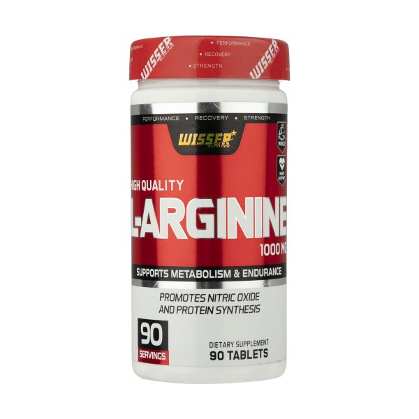 قرص ال آرژنین 1000 میلی گرم ویثر  90 عدد  Wisser Nutrition L Arginine 1000 mg 90 Tablets