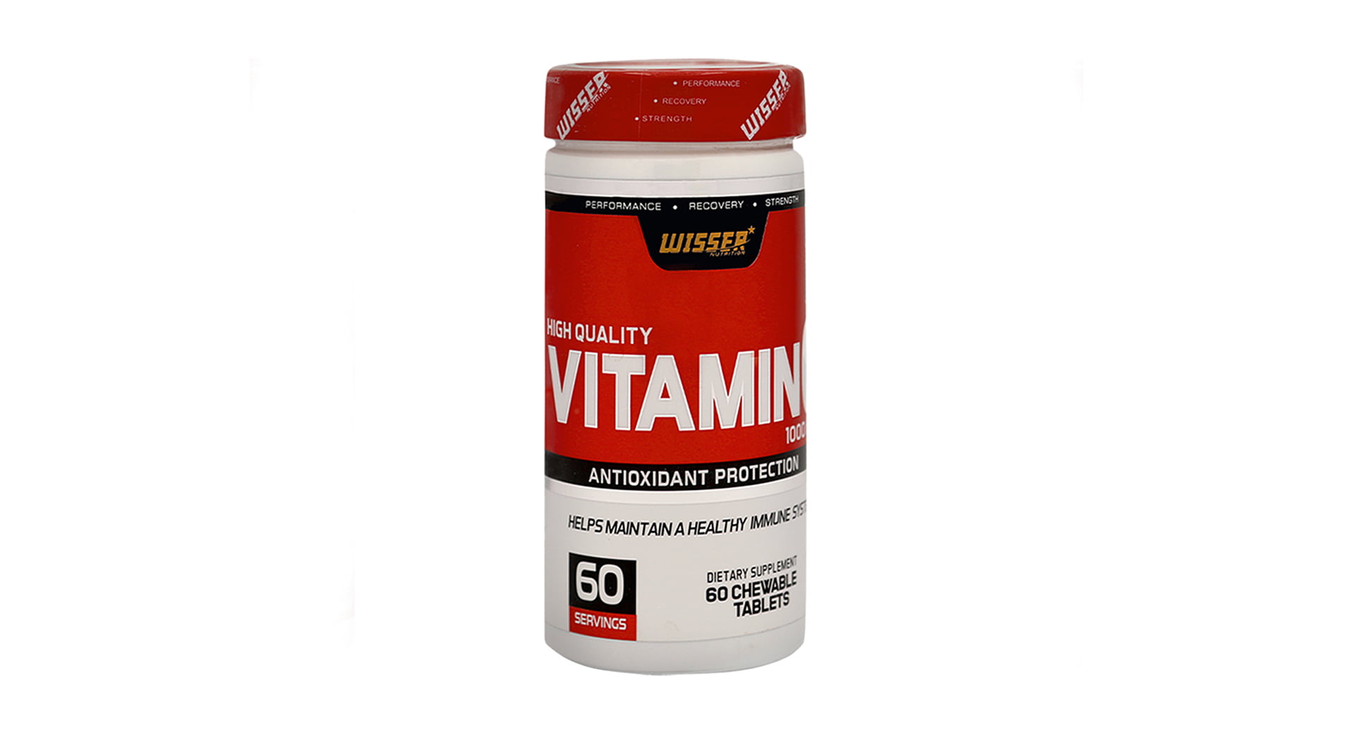 قرص جویدنی ویتامین سی 1000 میلی گرم ویثر 60 عدد Wisser Nutrition Vitamin C 1000 mg 60 Chewable Tablet