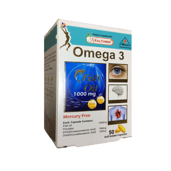 سافت ژل امگا 3 مینو هلثی مین Healthimin Omega 3 Minoo Soft Gel