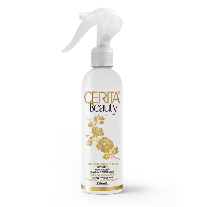 اسپری نرم کننده مو سریتا بیوتی مناسب برای انواع مو 230 میلی لیتر Cerita Beauty Hair Detangler Spray for All Types of Hair 230 ml