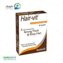 کپسول هیرویت هلث اید 30 عددی HealthAid Hair-vit 30 Caps