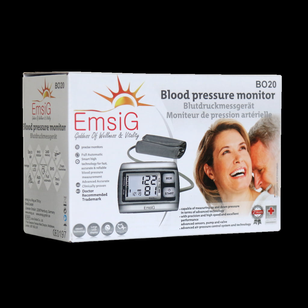 فشارسنج دیجیتالی بازویی امسیگ مدل BO20 Emsig Blood Pressure Monitor BO20