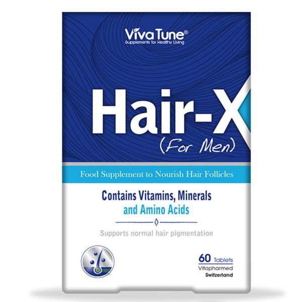 قرص هیر ایکس آقایان ویواتیون 60 عدد Viva Tune Hair-X For Men 60 Tabs