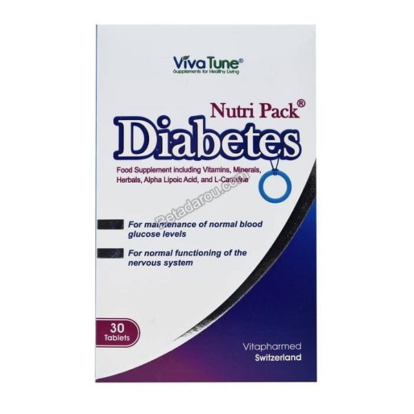 قرص دیابتس نوتری پـک ویواتیون 30 عددی VivaTune Diabetes Nutri Pack 30 Tablets
