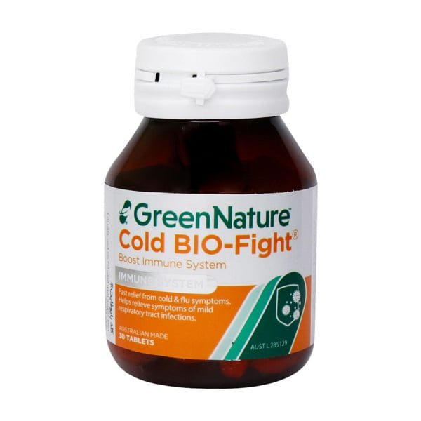 قرص کلد بایو فایت گرین نیچر تقویت سیستم ایمنی و ریه 30 عدد Green Nature Cold BioFight Tablets 30 Tablets