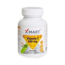 قرص ویتامین سی 500 میلی گرم ایکس مارت 60 عدد X Mart Vitamin C 500 mg 60 Tablets