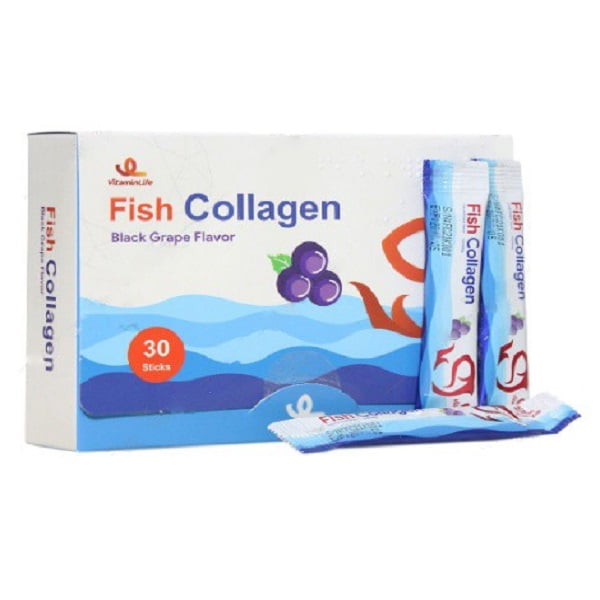 ساشه فیش کلاژن ویتامین لایف بسته 30 عددی Vitamin Life Fish Collagen 30 Sticks