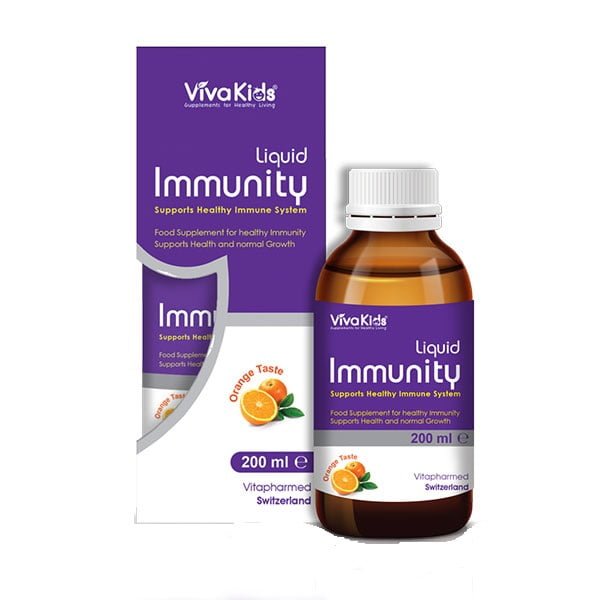 شربت ایمیونیتی ویواکیدز 200 میلی لیتر Viva Kids Immunity Liquid 200 ml