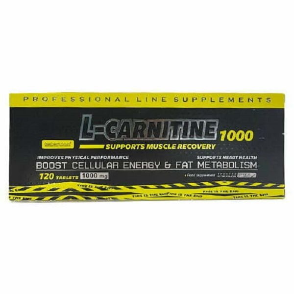 قرص ال کارنیتین 1000 میلی گرم بلیستر ژن استار 120 عدد GENESTAR L-carnitine 1000 mg Blister 120 tablets