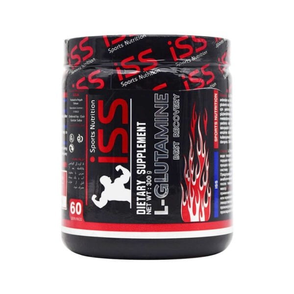 پودر ال گلوتامین آی اس اس 300 گرم ISS L Glutamine Powder 300g