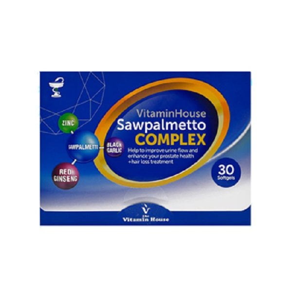 سافت ژل ساوپالمتو کمپلکس ویتامین لایف 30 عددی Vitamin Life Sawpalmetto Complex 30 Softgels