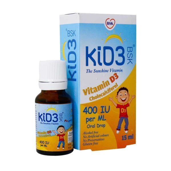 قطره کید ۳ بی اس کی ۱۵ میلی لیتر BSK KiD3 Drops 15 ml