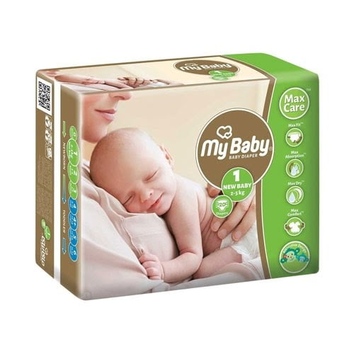 My Baby Stretchy Size 1 Diaper Pack of 22