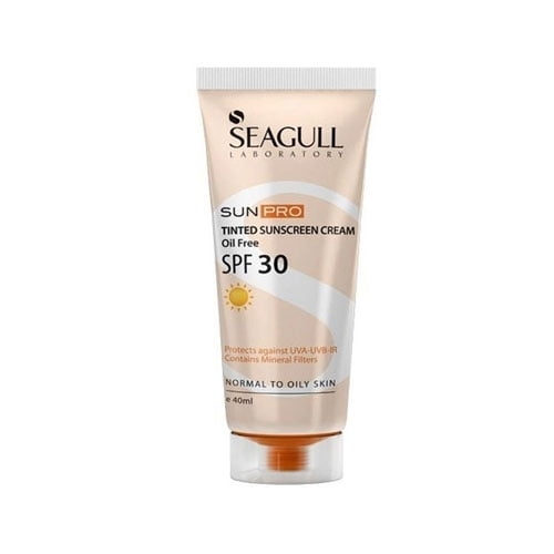 کرم ضد آفتاب رنگی فاقد چربی سی گل 50 میلی لیتر Seagull Sunpro Tined Sunscreen Cream Oil Free 50 ml